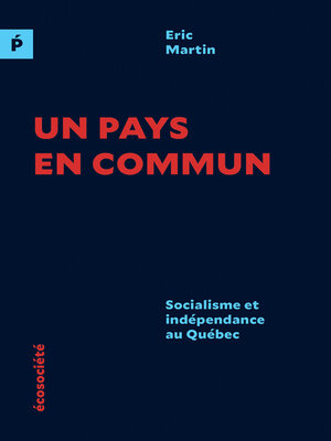 cover image of Un pays en commun